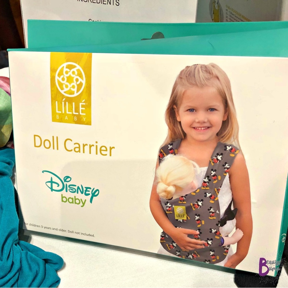 NWT Líllé Baby Disney Mickey Mouse doll stuffed animal carrier